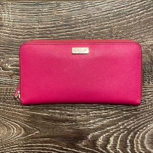 Kate Spade Zipper Wallet Pink